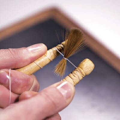 Best Brushes for Painting Miniatures and Models - how a paint brush is made by hand