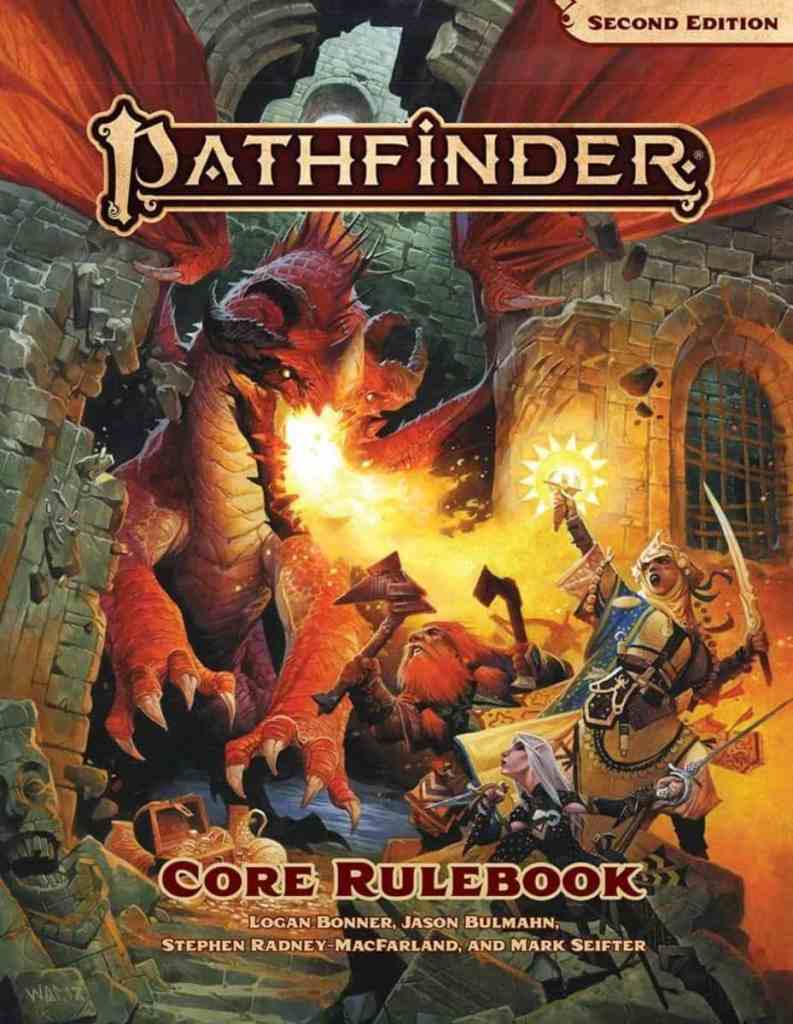 Pathfinder second edition core rulebook cover 