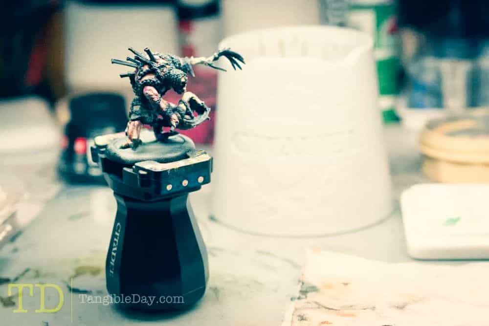 3D Printed Miniature Painting Handle Grip Warhammer AOS D&D -  in 2023