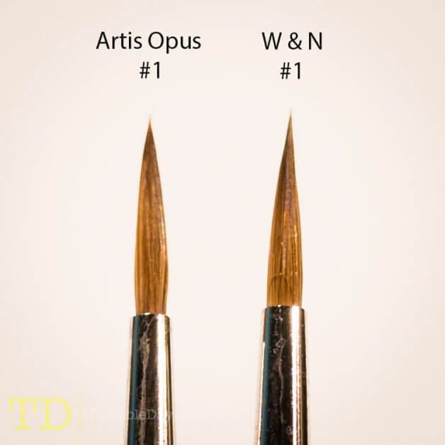 Artis Opus Brush Review - versus Winsor and Newton Series 7 and Raphael 8404 - Artis Opus brushes, are they any good? Artis Opus Series 7 Brush review - Artis Opus Brushes worth it?