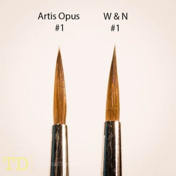 Artis Opus Brush Review - versus Winsor and Newton Series 7 and Raphael 8404 - Artis Opus brushes, are they any good? Artis Opus Series 7 Brush review - Artis Opus Brushes worth it?