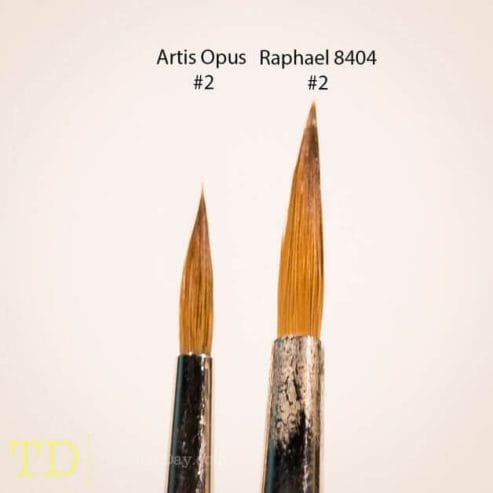 Artis Opus Brush Review - versus Winsor and Newton Series 7 and Raphael 8404 - Artis Opus brushes, are they any good? Artis Opus Series 7 Brush review - Artis Opus Brushes worth it?