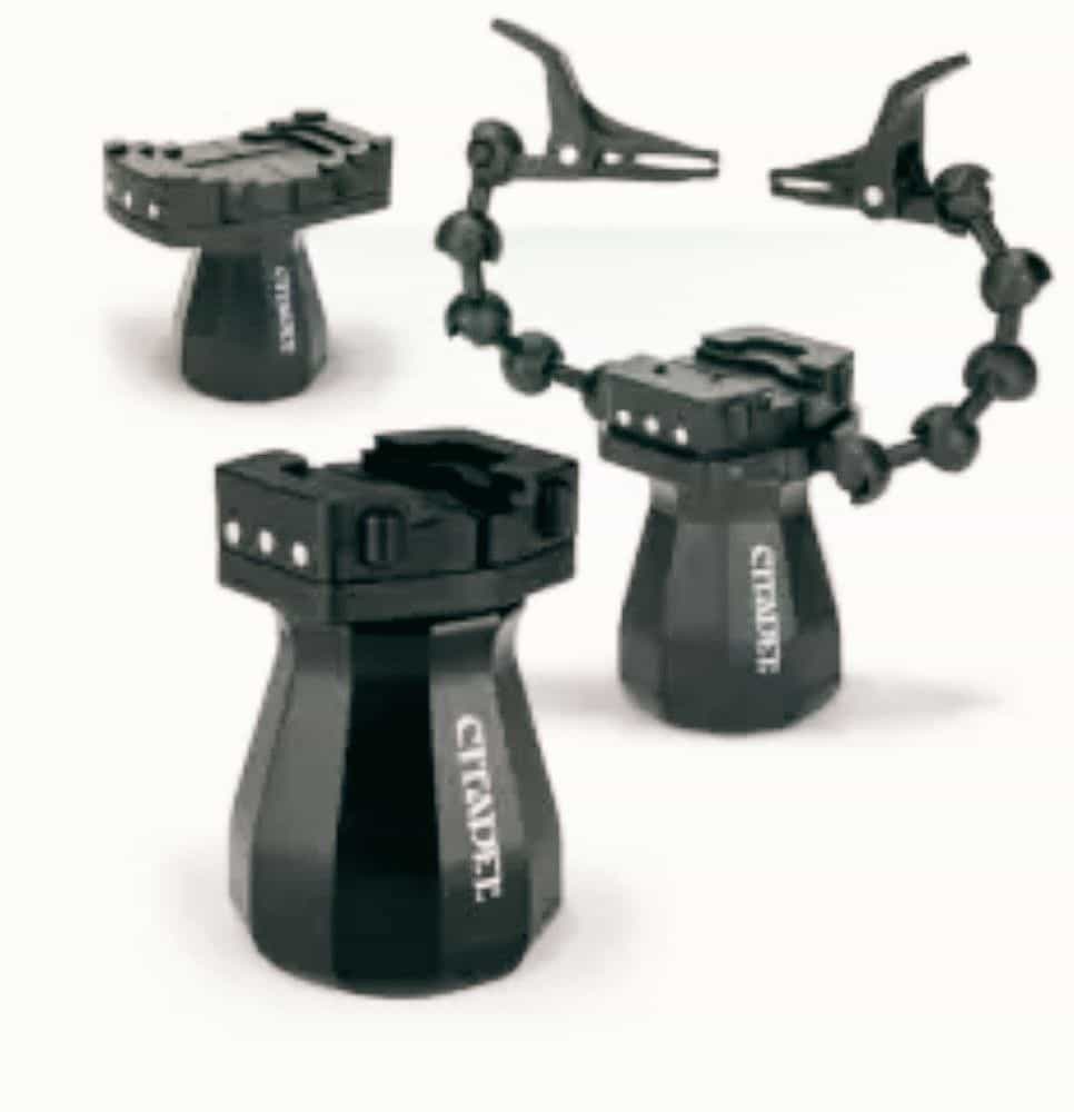 Citadel Paint Handle Review: Is It Worth It? - Citadel Painting Handle Review - Product photo white background of the citadel miniature painting handles