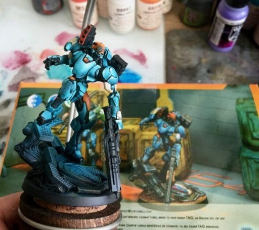 21 Great How-To Books for Painting Miniatures in 2020! (So Far) - studio painting Angel Giraldez style with an airbrush