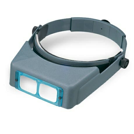 Best Magnifier for Miniatures and Models: Visor or Lamp? - optivisor magnifier headband 