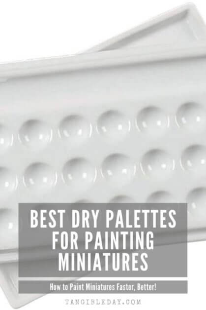 Dry Palettes for Painting Miniatures: Better Than Wet? - glaze ceramic palette for painting miniatures  - best dry palettes for models and hobby paints