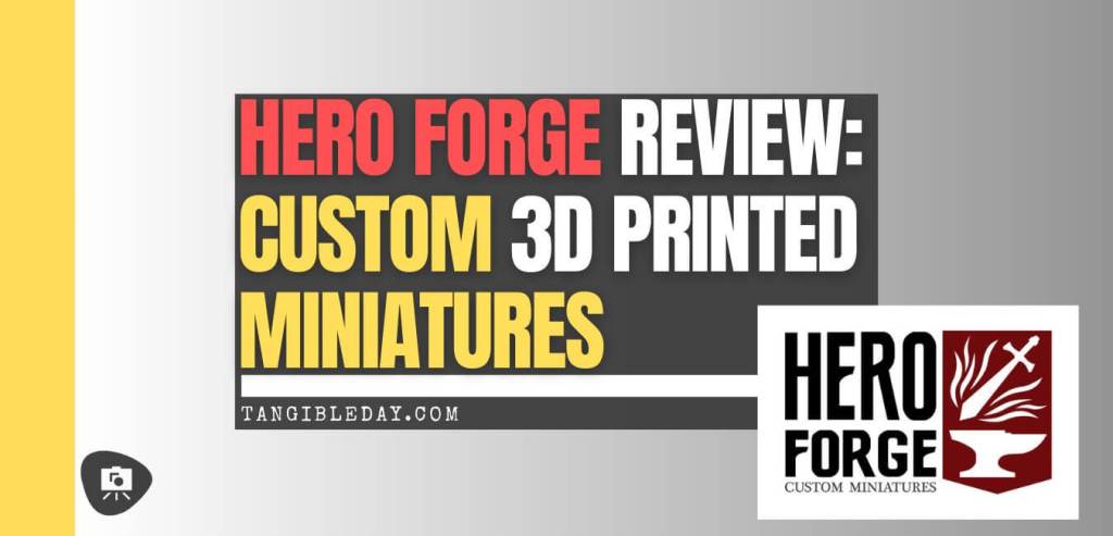 Hero Forge Review: Custom 3D Printed Miniatures - feature banner image