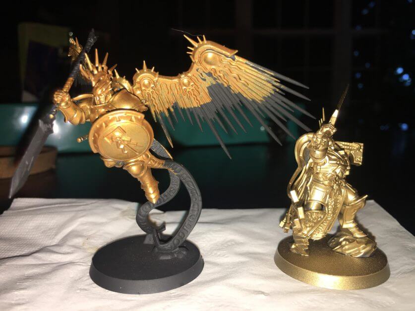 Retributor Armour: Best Gold Metallic paint ?  Best metallic gold paint spray or brush on