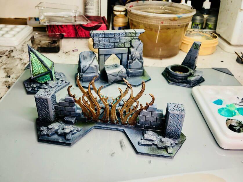 3 Awesome Ways to Make Wargaming Terrain (Cheap, Easy, and Free) - low cost cheap DIY wargaming terrain for Warhammer 40k, Age of Sigmar, and other tabletop games, DND terrain making, dungeon and dragon terrain for RPG - 3d printed warhammer 40k terrain urban