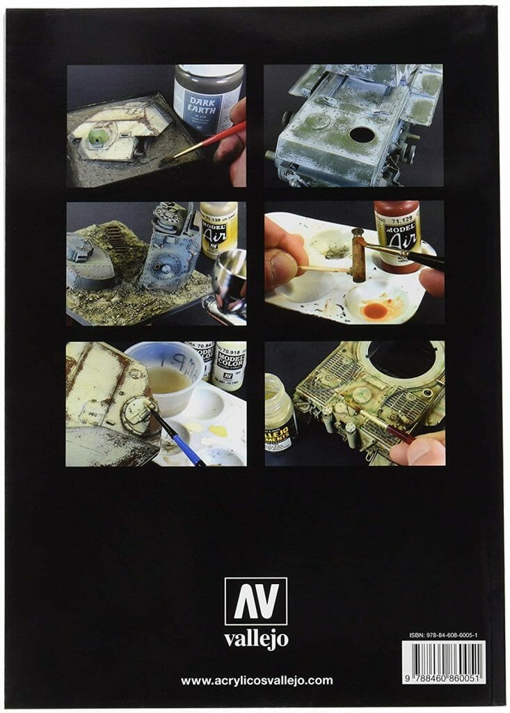 21 Great How-To Books for Painting Miniatures in 2020! (So Far) - vallejo airbrush and weathering techniques back cover