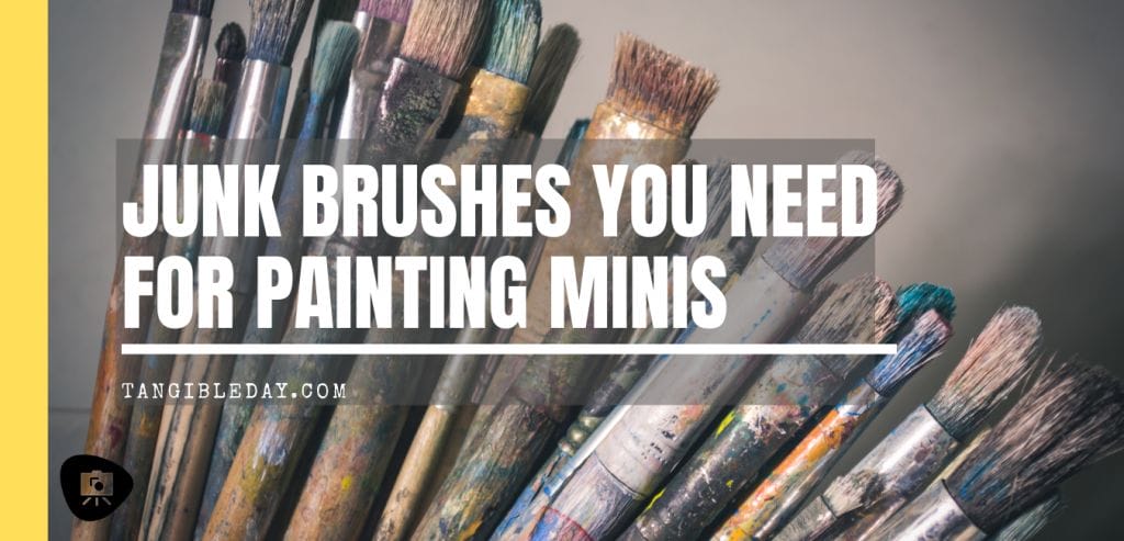 Best cheap brushes for painting miniatures - best synthetic brushes for drybrushing - best brushes for harsh paint techniques
