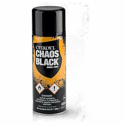 Citadel black primer in a spray can