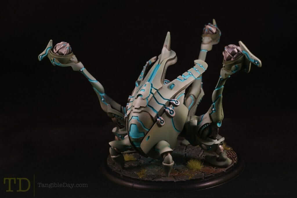 Warmachine Hordes Battle Engine Varnished using Testors Dullcote