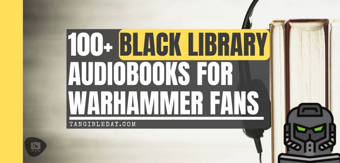 Best Audiobooks for Horus Heresy 30k and Warhammer 40k - best warhammer audiobooks - free warhammer audiobooks - warhammer 40k books - banner image