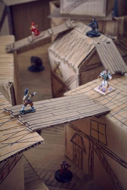3 Awesome Ways to Make Wargaming Terrain (Cheap, Easy, and Free) - low cost cheap DIY wargaming terrain for Warhammer 40k, Age of Sigmar, and other tabletop games, DND terrain making, dungeon and dragon terrain for RPG - rpg walkways