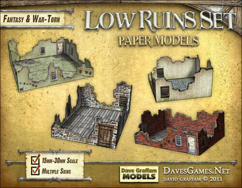 Great Papercraft Terrain for Tabletop Gaming (links)