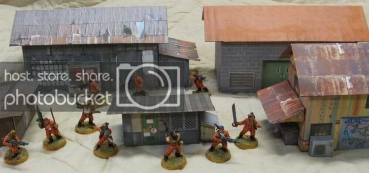 Papercraft Terrain - Great papercraft terrain for tabletop gaming, RPG, Infinity, Warhammer 40k, and dungeon and dragons (DnD) - Easy Mode!