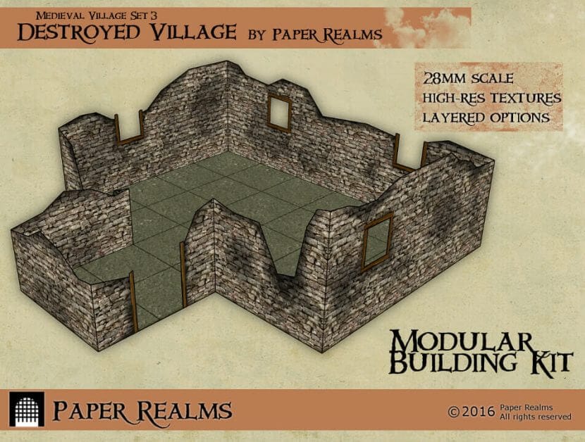 3 Awesome Ways to Make Wargaming Terrain (Cheap, Easy, and Free) - low cost cheap DIY wargaming terrain for Warhammer 40k, Age of Sigmar, and other tabletop games, DND terrain making, dungeon and dragon terrain for RPG - roleplaying D&D dungeon and dragons terrain and buildings