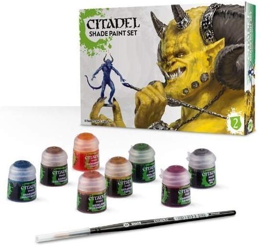 Top 7 Best Washes for Painting Miniatures and Models - Citadel shade paint set
