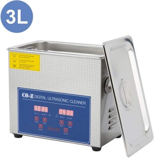 7 Great Ultrasonic Cleaners for Airbrushes and Miniatures - Best ultrasonic cleaner for airbrushes and miniatures - ultrasonic cleaners for cleaning miniatures and models - CO-Z 3L Professional Ultrasonic Cleaner