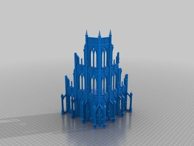 3D Printed Terrain for Warhammer and Tabletop Games - 3D printed terrain for wargames - 3D printing terrain for RPGs tabletop games - Warhammer 40k STL terrain