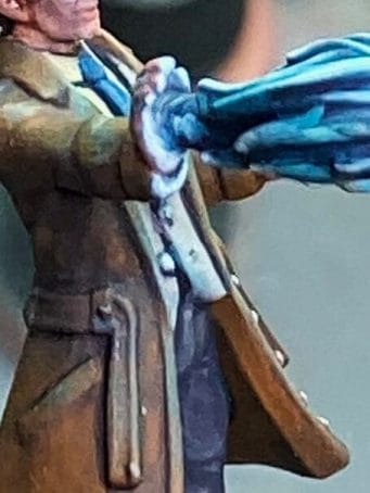 Glazing the glow of the OSL effect on the. clothing and hand