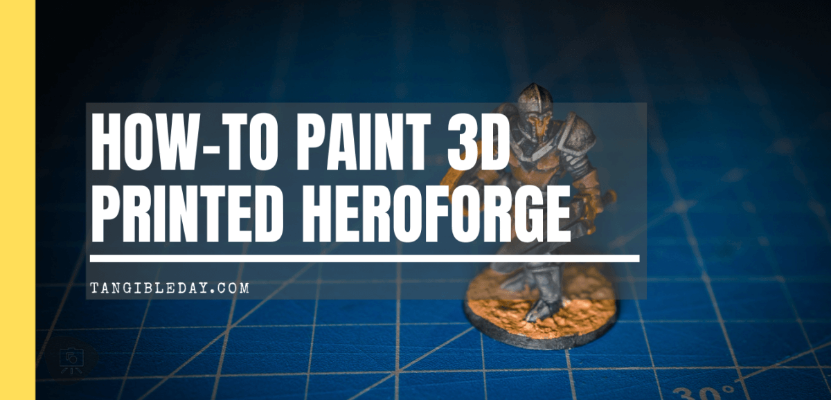 How to paint heroforge - premium plastic - 3d printed miniature