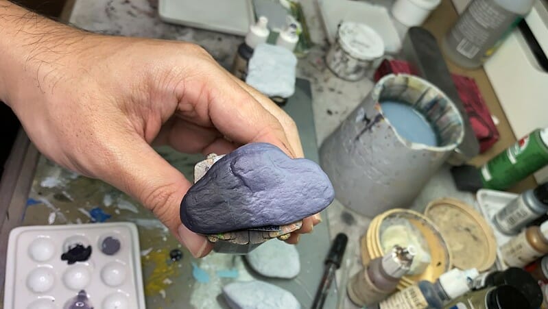 3 Tips to Improve Your Hand-Eye Coordination for Painting Miniatures - how to paint fine details on miniatures - get better at painting miniatures - rock painting blending paint