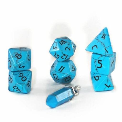 7 Cool Tabletop Gaming Products Showcased at Pax Unplugged - Unique RPG gaming swag and accessories - Level Up Dice for games Caged Aluminum Dice (Bespoke Gaming)