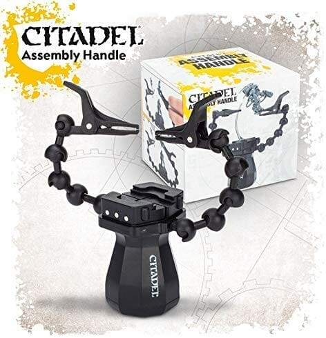 10 Great Helping Hands for the Miniature Hobbyist - third hand helper for assembling models - Citadel Assembly Handle - Best helping hands for model trains and railroad kits