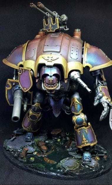 Imperial knight colorshift paint - best metallic paints for miniatures and models - Recommended metallics for painting minis
