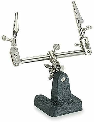 Best third helping hand soldering stand for assembling and spraying miniatures - classic soldering station stand - Best helping hands for model trains and railroad kits