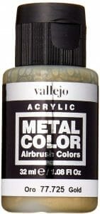 Vallejo Gold Metal Color review - Must-have best metallic model paint for painting miniatures and models