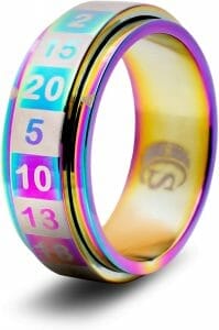 7 Cool Tabletop Gaming Products Showcased at Pax Unplugged - Unique RPG gaming swag and accessories - CritSuccess Dice Rings D20 ring