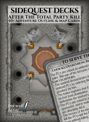 7 Cool Tabletop Gaming Products Showcased at Pax Unplugged - Unique RPG gaming swag and accessories - Sidequest Decks: After the Total Party Kill review