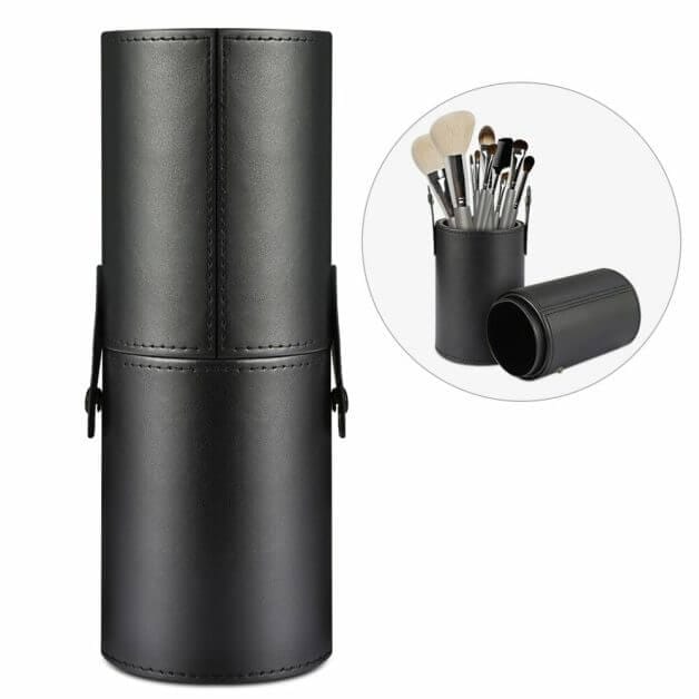 Best paint brush storage tube - brush holders for painting miniatures and models - leather case