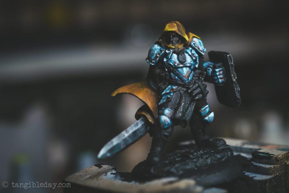 What is NMM? Stippling NMM non metallic metal on armor plates. How to paint non-metallic metal on armor reaper miniature