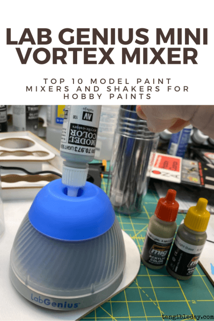 Top 10 Recommended Best Model Paint Mixers and Shakers - best paint mixer - best model paint shakers - LabGenius mini vortex mixer - mini vortex mixer for painting miniatures and models
