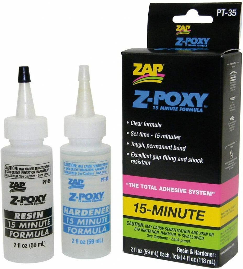 Best Budget Magnetic Miniature Carrying Case - two part z-poxy 15 minute epoxy resin adhesive product photo
