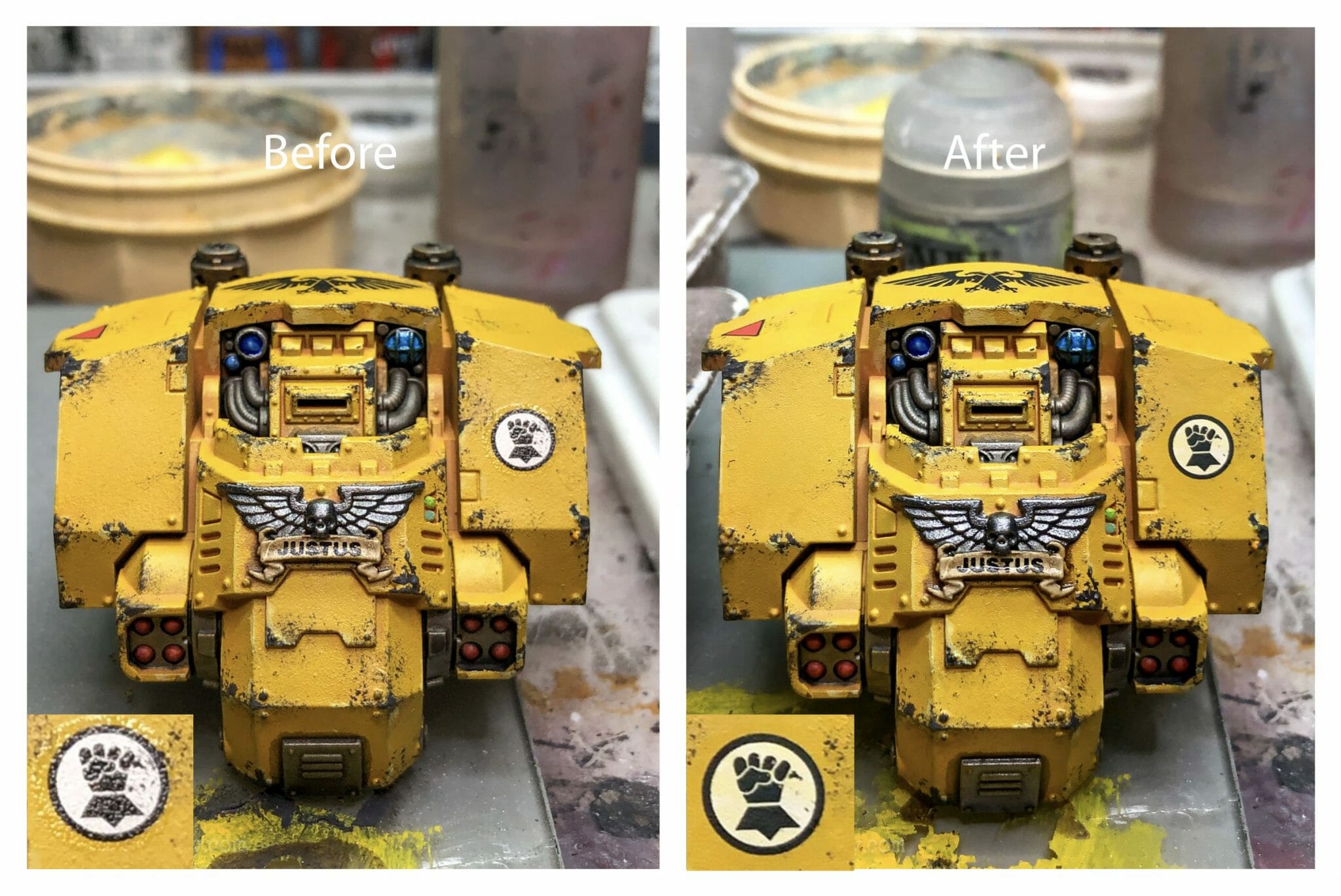 How to Apply Warhammer Space Marine Decals (Tips) - Tangible Day