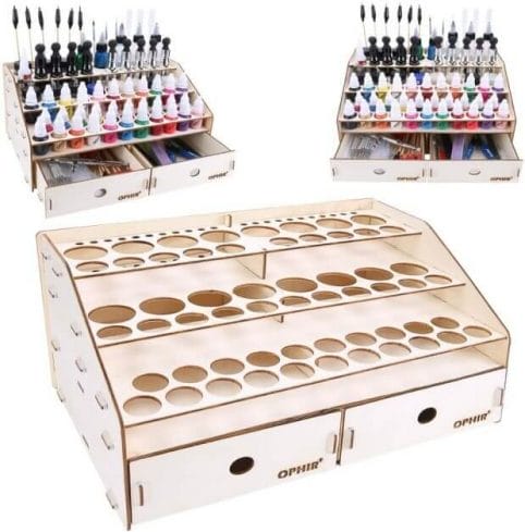 Vallejo Paint Rack - Holds 15 bottles to keep your paint station tidy