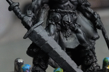 Best Alternative to Winsor & Newton Series 7 Brushes for Painting Miniatures - cheap sable kolinsky sable brushes for painting miniatures - good budget brushes for painting miniatures - blick masterstroke damp test gif 