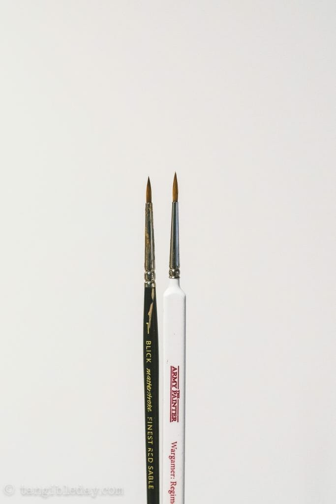 Army painter brushes: Is this normal? Second one that is ending