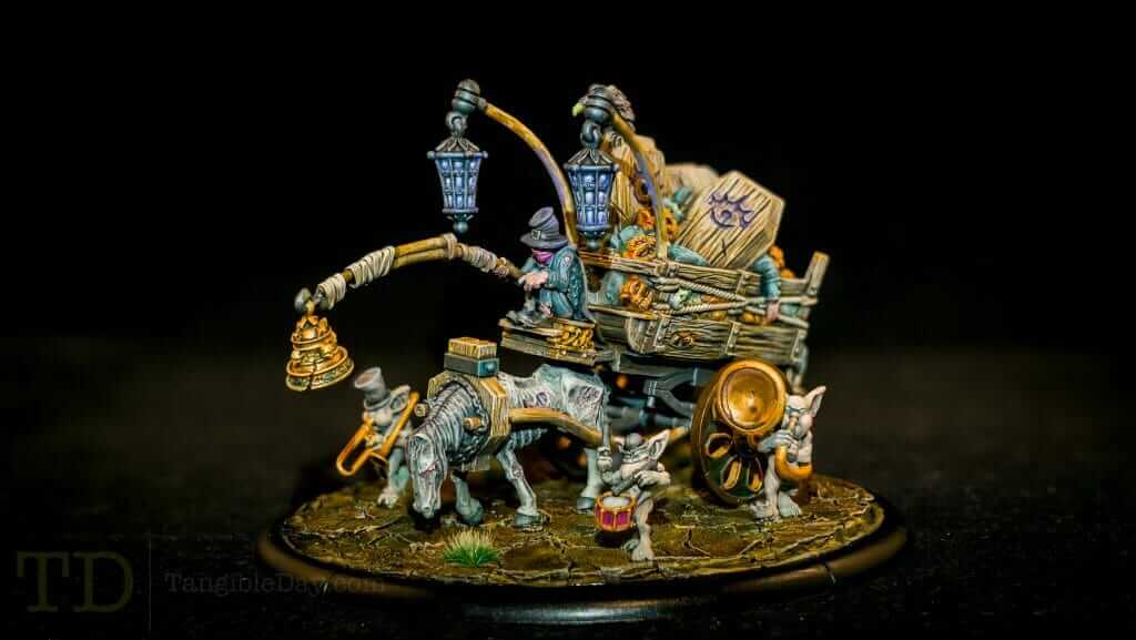 Zenithal Dry Brushing to "SlapChop" Paint Miniatures - Underpainting and glazed miniature for Horde tabletop wargame