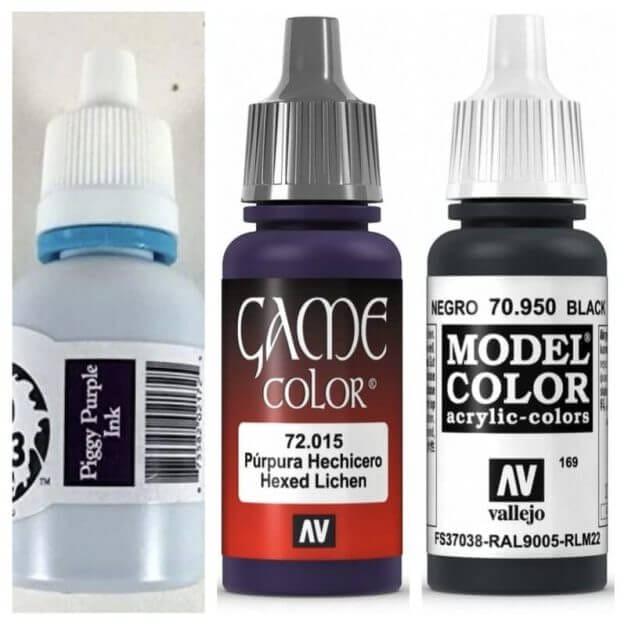 How to print and paint a resin 3d printed miniature and model - how to paint 3d printed miniatures and models - tutorial painting miniatures 3d prints - 3d printed miniatures - resin printed miniatures - how to paint resin models - colors for homemade washes for the skin flesh tone