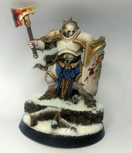 Stormcast Eternal Paint Schemes - 9 Color Motifs - how to paint stormcast eternals - color schemes for stormcast eternals, liberators, celestants, and other Age of Sigmar models from the Stormcast Eternal range - 9 color schemes for Stormcast Eternal models and miniatures from Citadel Games Workshop - warm shaded white armor