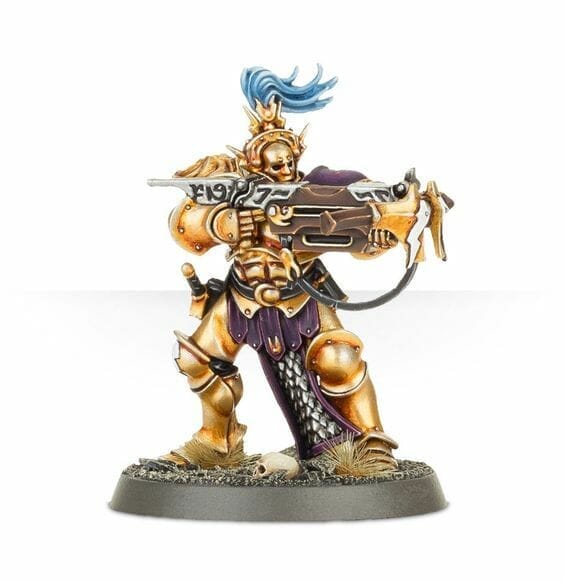 Stormcast Eternal Paint Schemes - 9 Color Motifs - how to paint stormcast eternals - color schemes for stormcast eternals, liberators, celestants, and other Age of Sigmar models from the Stormcast Eternal range - 9 color schemes for Stormcast Eternal models and miniatures from Citadel Games Workshop - yellow gold with orange, sepa shades