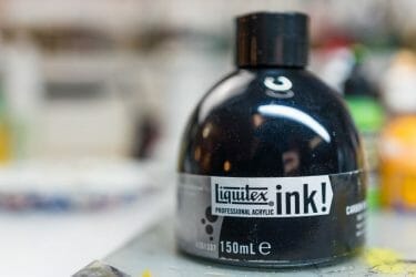 Best 15 inks for painting miniatures and models - citadel wash set - best inks for miniature painting - best inks for models - how to use inks on miniatures - inks for painting miniatures - Liquitex Ink! Black