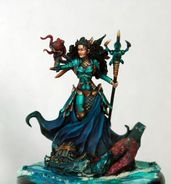 How to paint miniatures competitively – how to paint for competition – painting contest – how to win a painting contest – Marike Reimer miniature painting – interview with Marike Reimer about the Kraken Mistress – how to paint miniatures like a pro – how to paint miniatures professionally – best miniature painting tutorials – mistakes happen