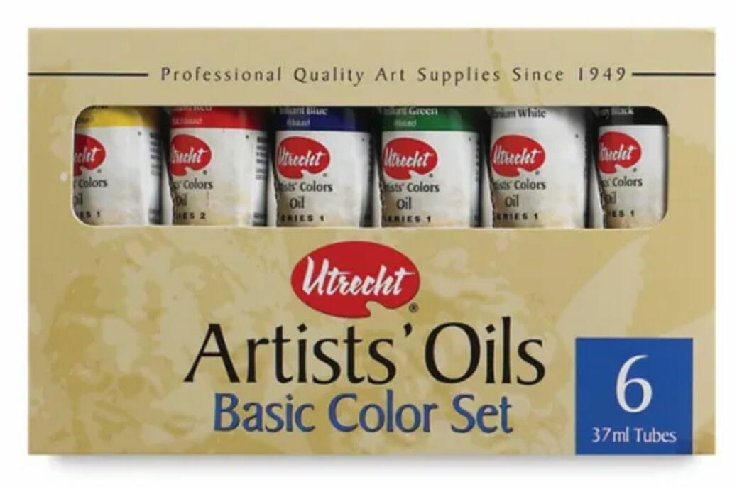 Utrecht Artists' Oil Paint Set - Complete Set, Set of 10 colors